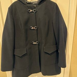 Style & Co. Women’s Black Toggle Coat